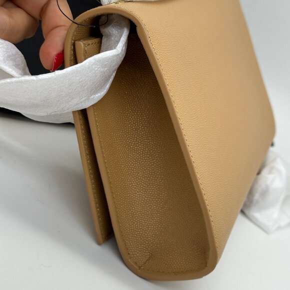 Saint Laurent YSL Monogram Kate Medium Crossbody Grained Leather Chain Bag - Picture 9 of 16